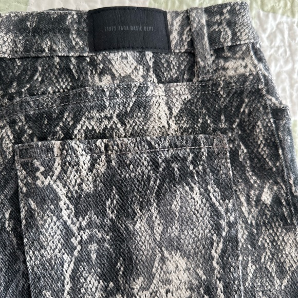 ZARA cotton zebra print mini skirt size small new without tags - Picture 2 of 4